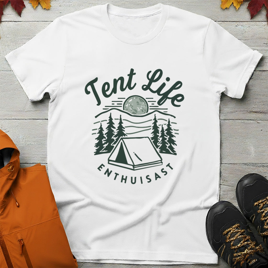 'Tent Life Enthusiast' T-Shirt