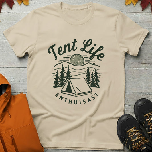 'Tent Life Enthusiast' T-Shirt