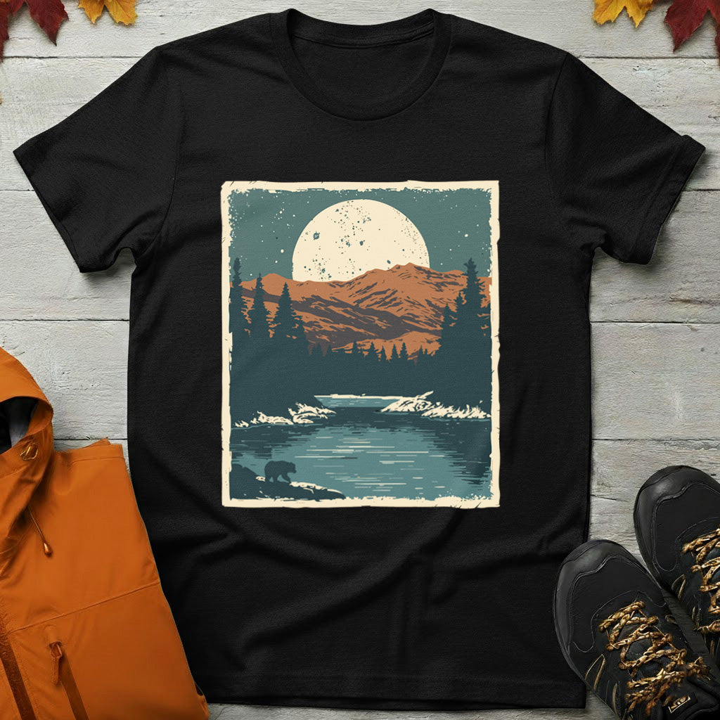 Into the Wild River Camping T-Shirt