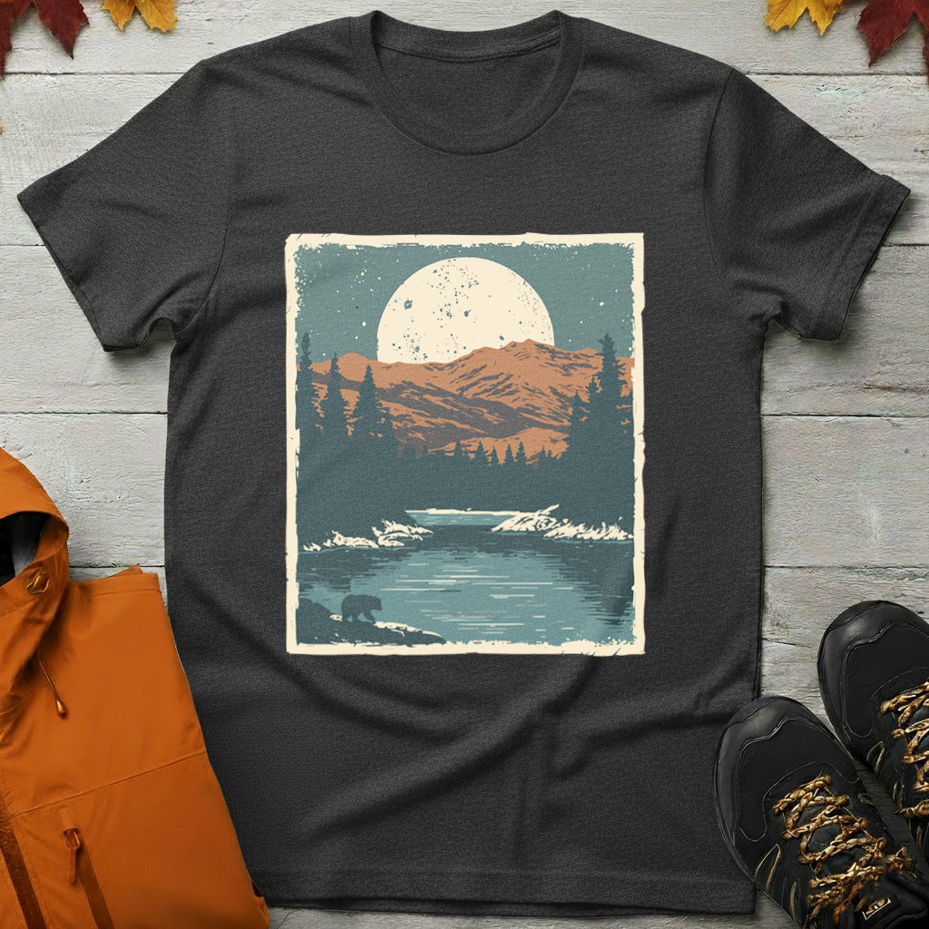 Into the Wild River Camping T-Shirt