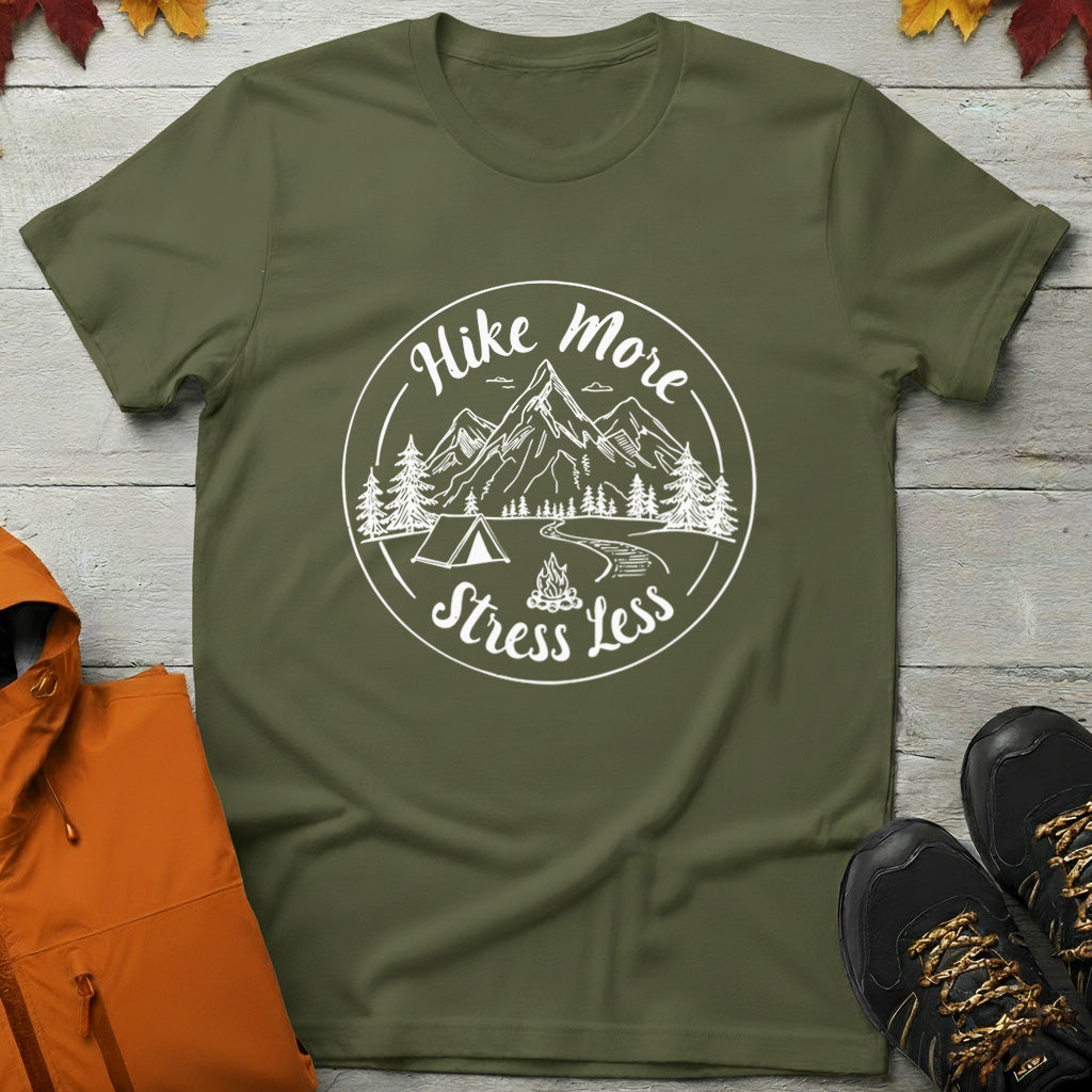 'Hike More Stress Less' T-Shirt