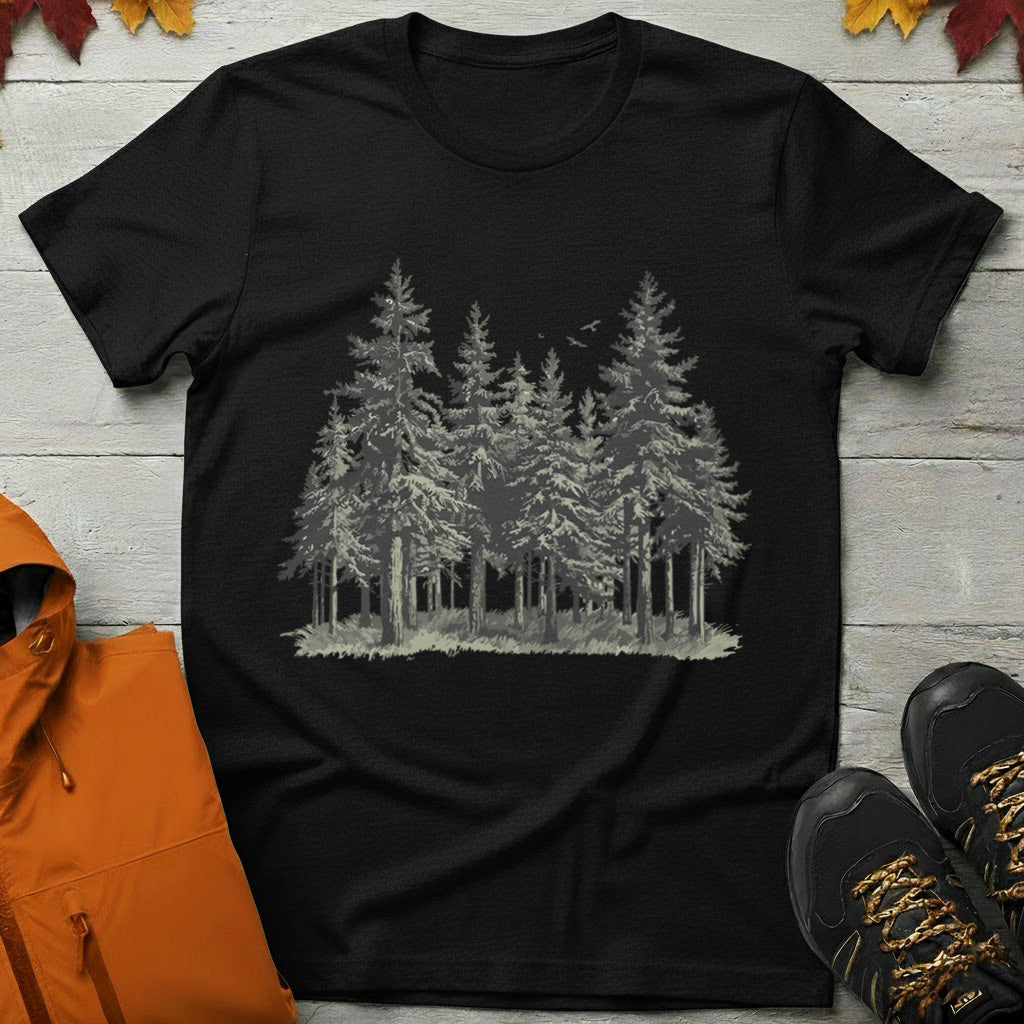 Nature Forest Silhouette T-Shirt