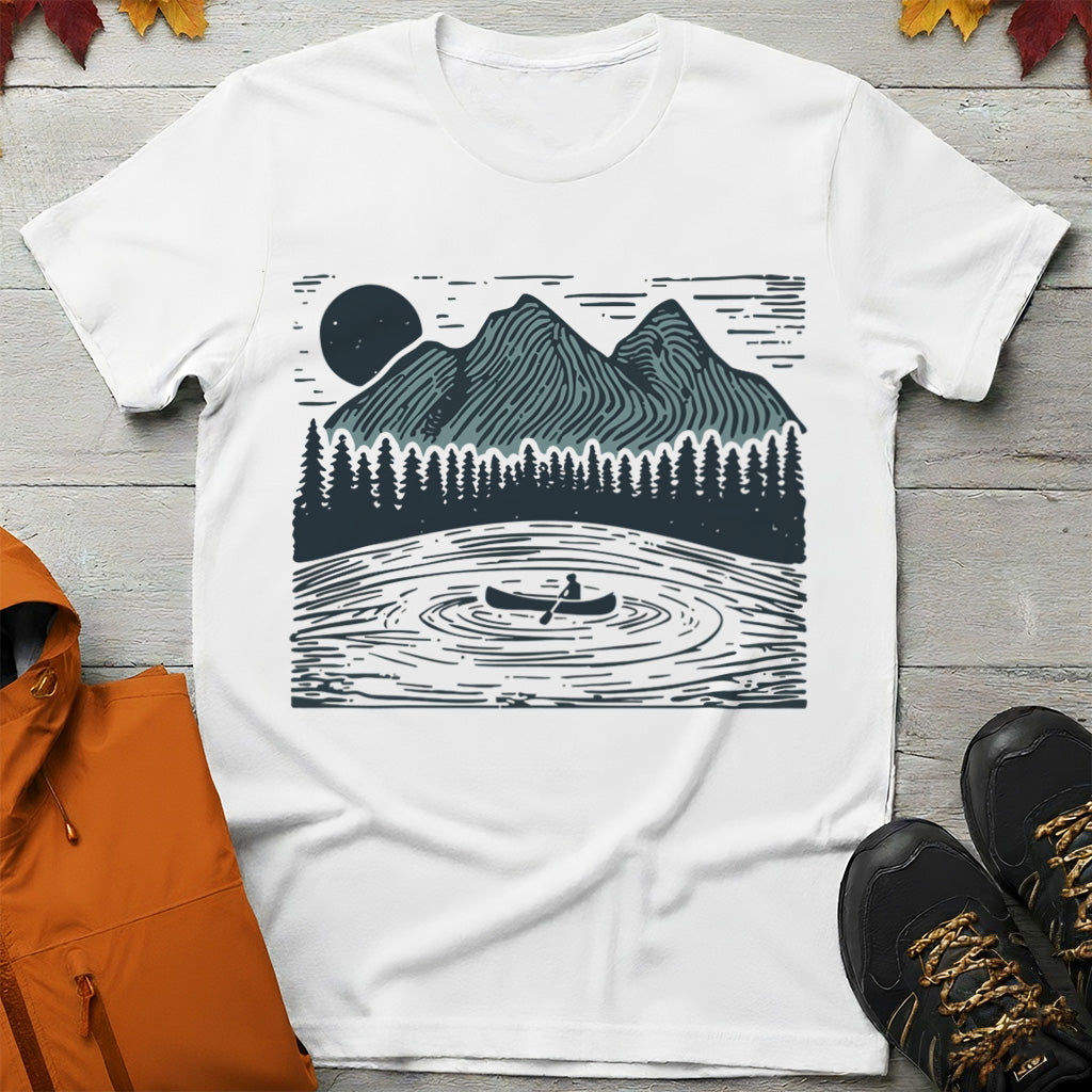 Canoe and Mountain T-Shirt