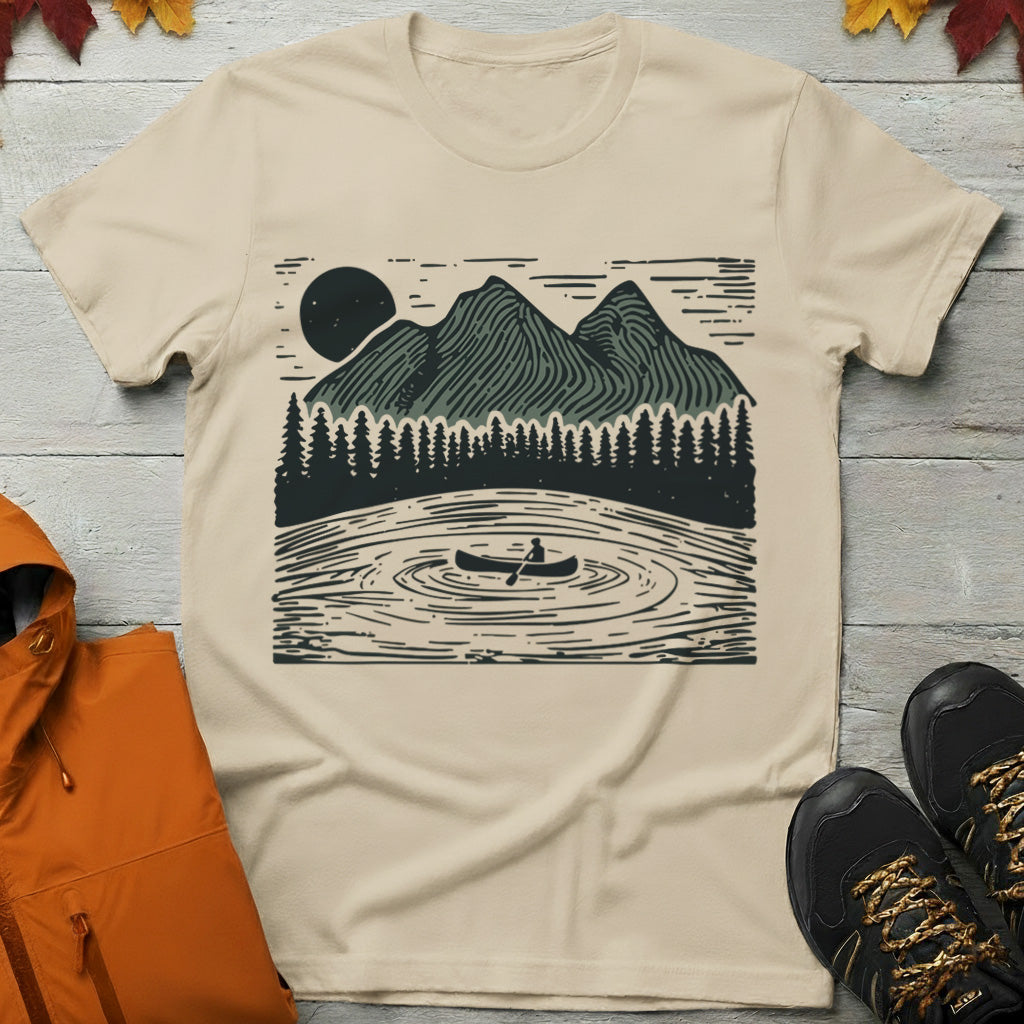 Canoe and Mountain T-Shirt