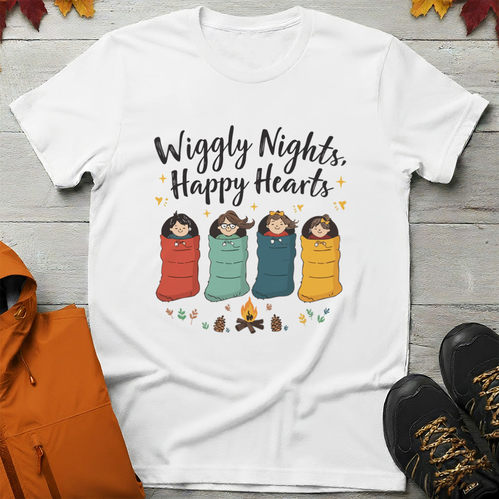 'Wiggly Nights Happy Hearts' T-Shirt