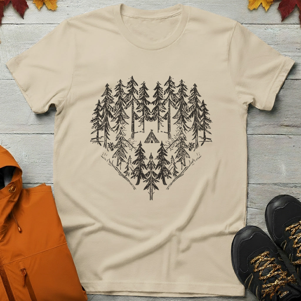 Pine Forest Heart T-Shirt