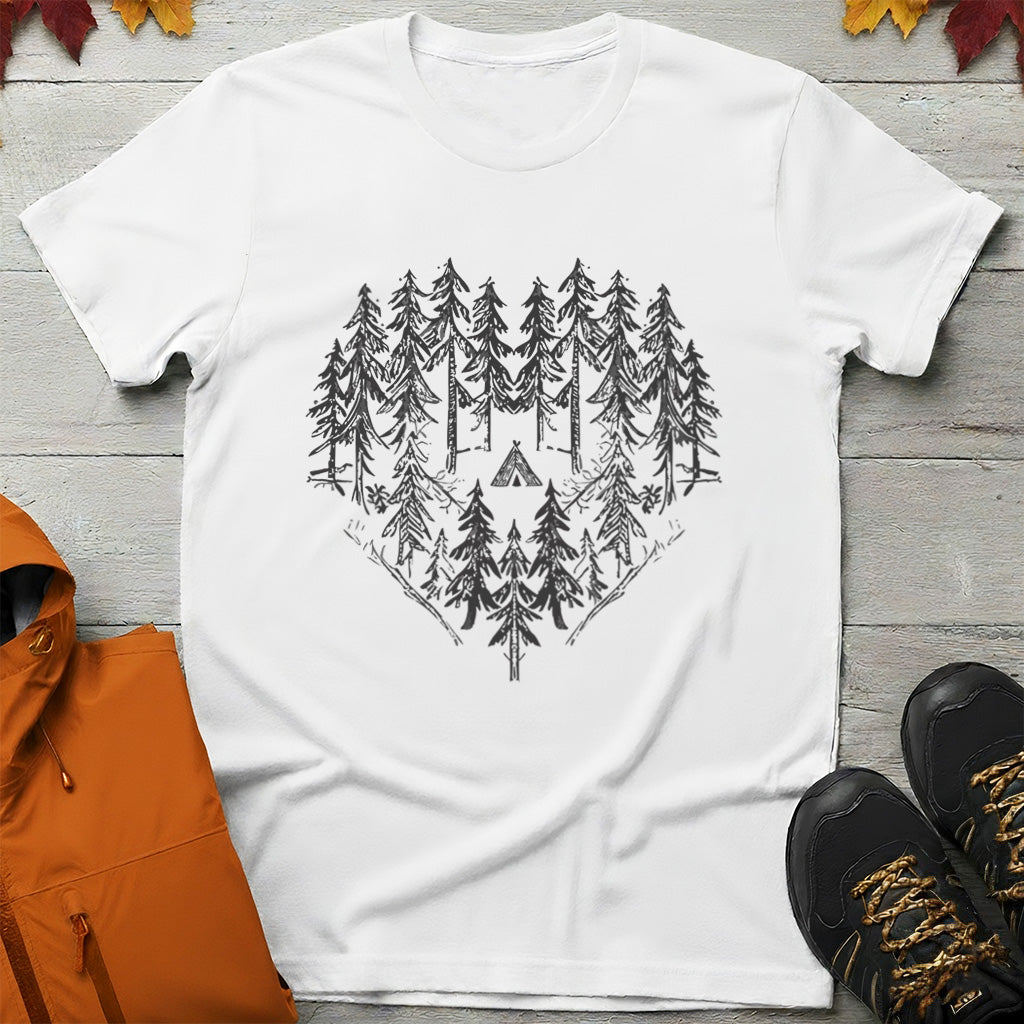Pine Forest Heart T-Shirt