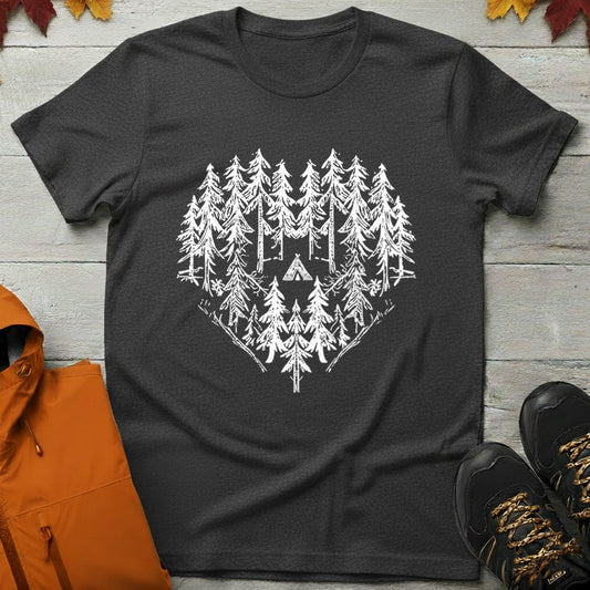 Pine Forest Heart T-Shirt