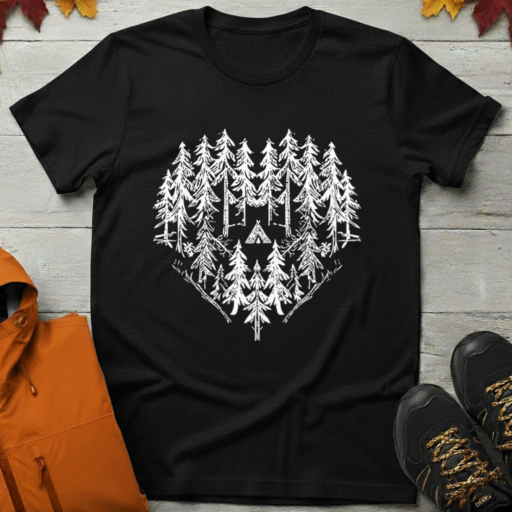 Pine Forest Heart T-Shirt