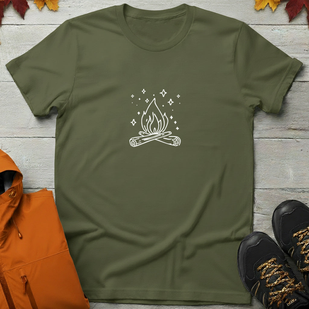 Minimal Campfire T-Shirt
