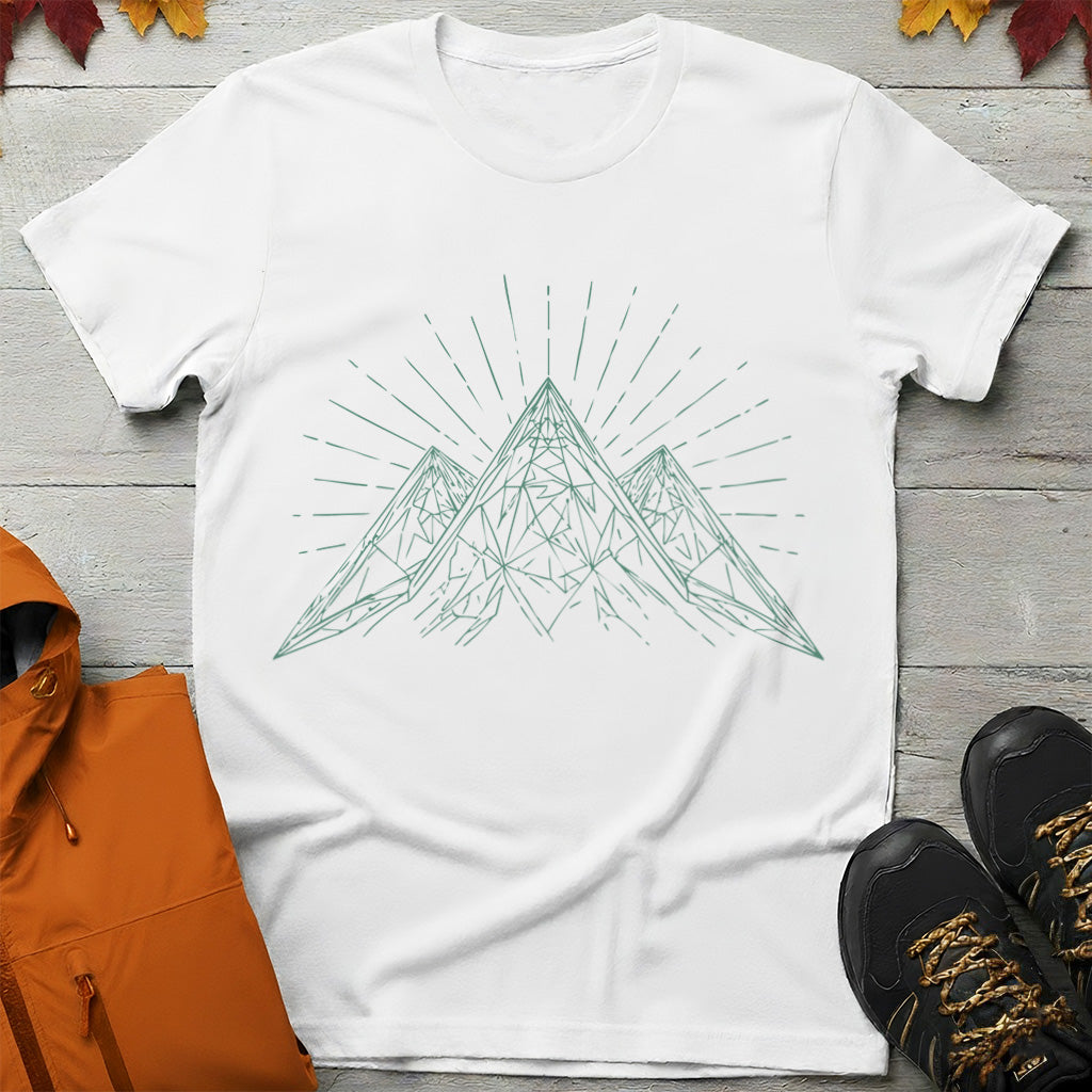 Abstract Mountain Peaks T-Shirt
