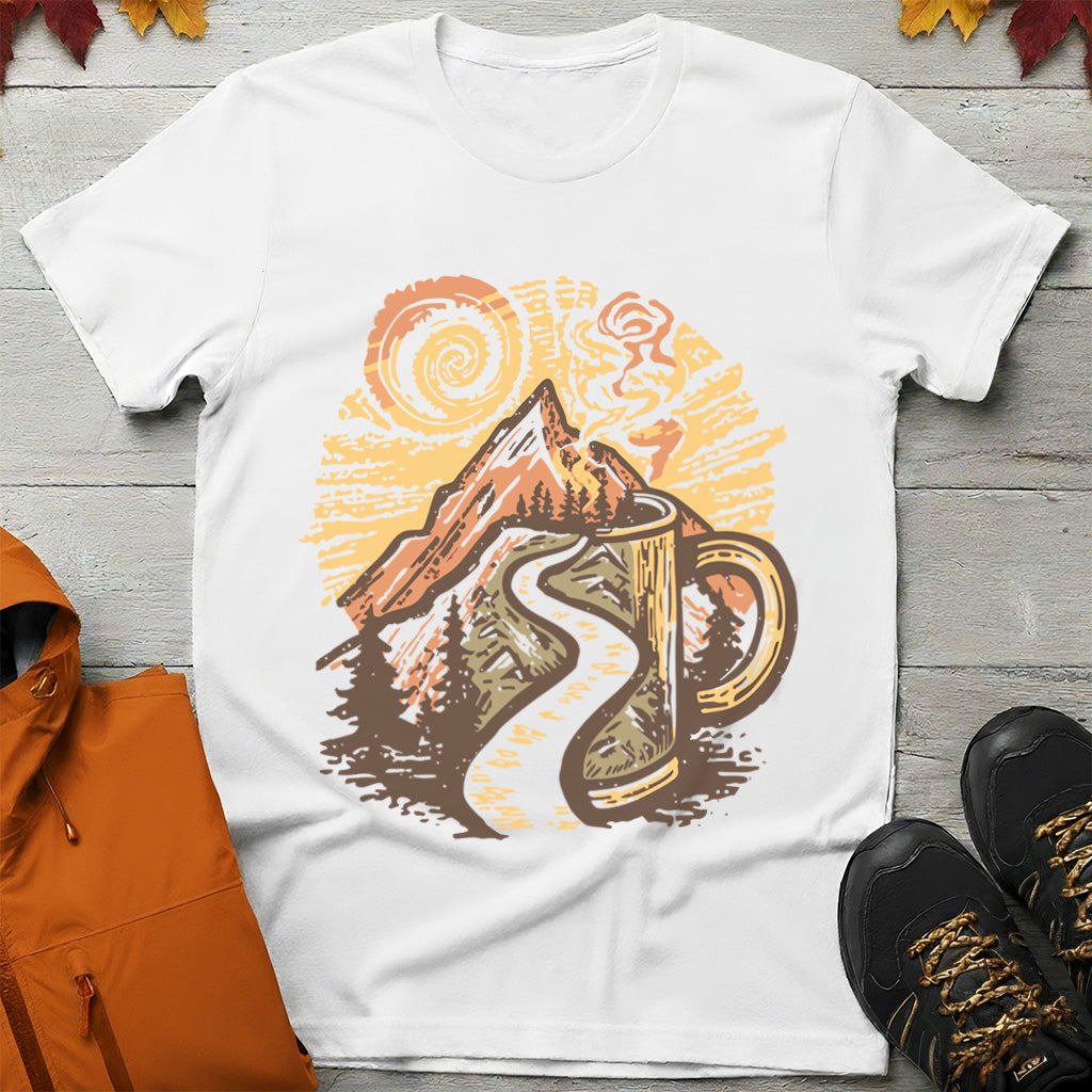 Mountain Brew – Coffee & Adventure T-Shirt