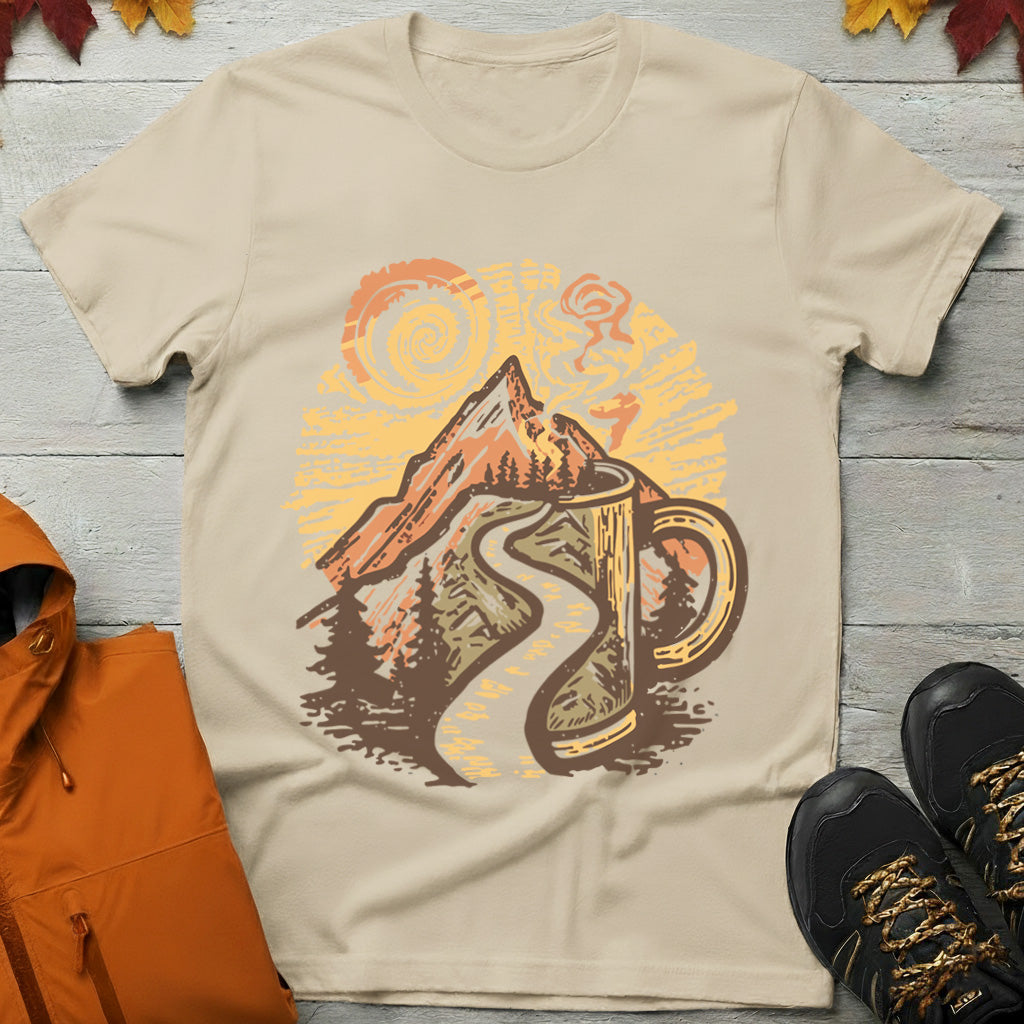 Mountain Brew – Coffee & Adventure T-Shirt