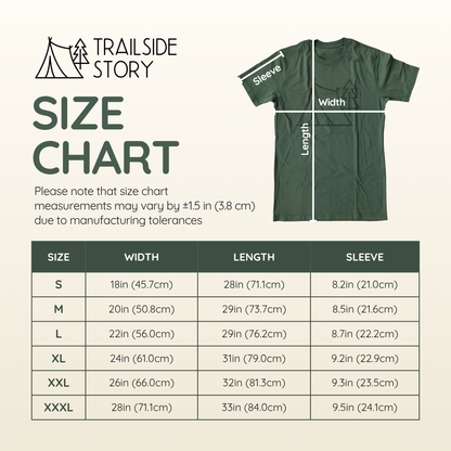 Minimalist Mountain Line Art T-Shirt