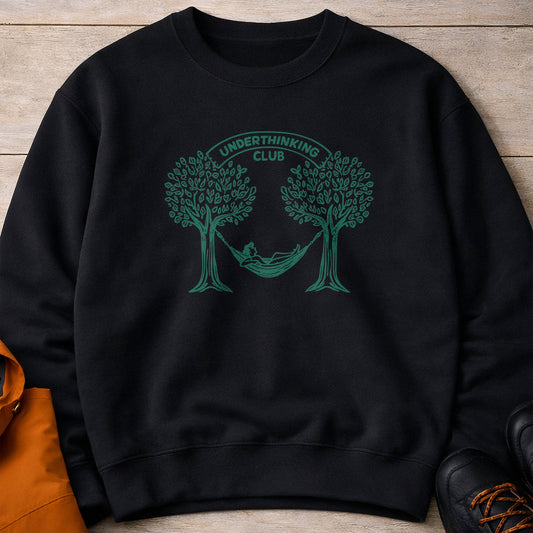 Underthinking Club Crewneck – Unisex Nature Sweatshirt