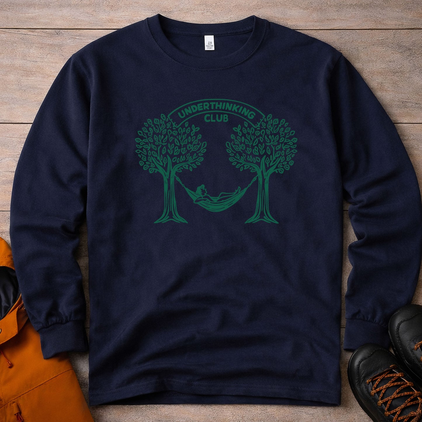 Underthinking Club Long Sleeve Shirt - Unisex Nature Tee