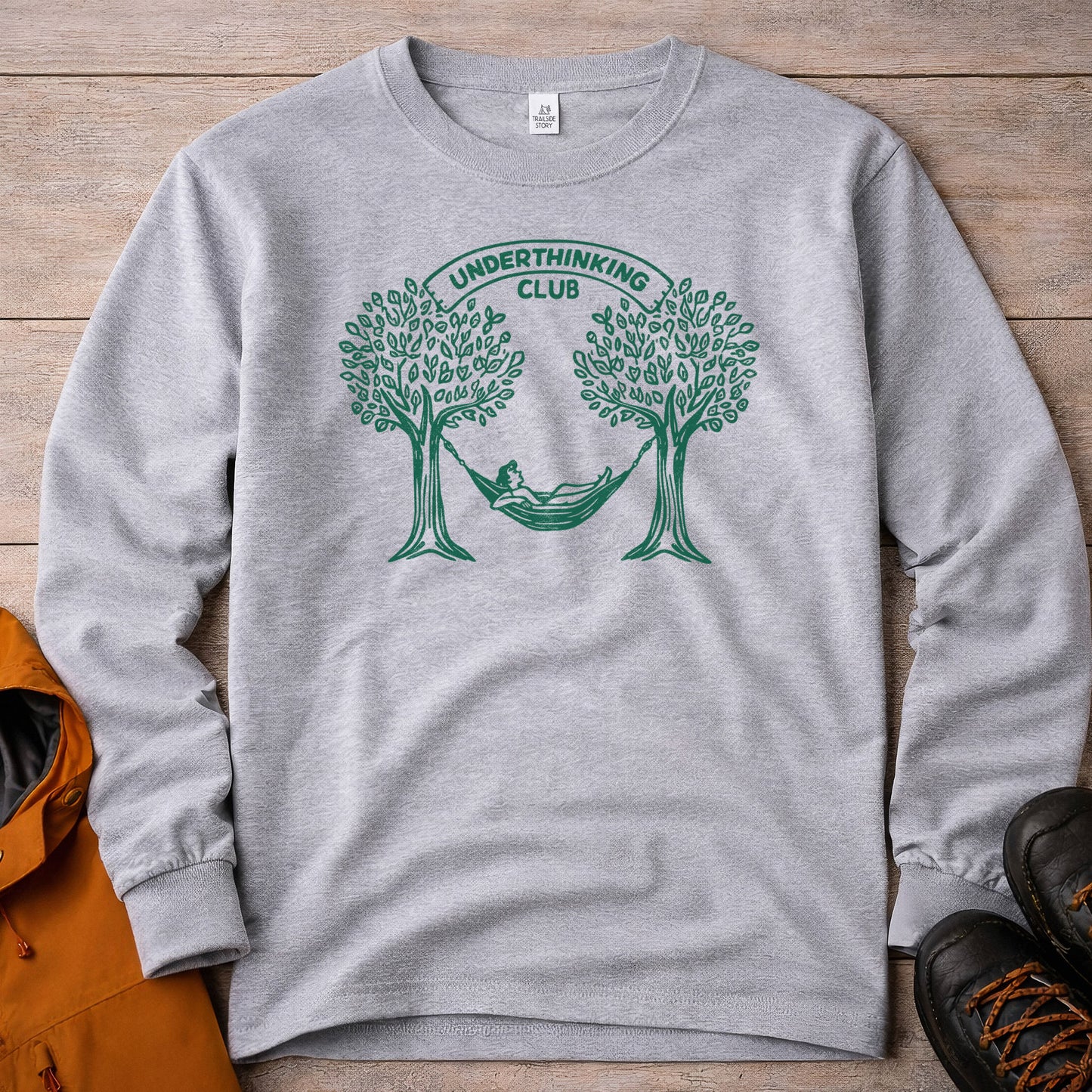 Underthinking Club Long Sleeve Shirt - Unisex Nature Tee