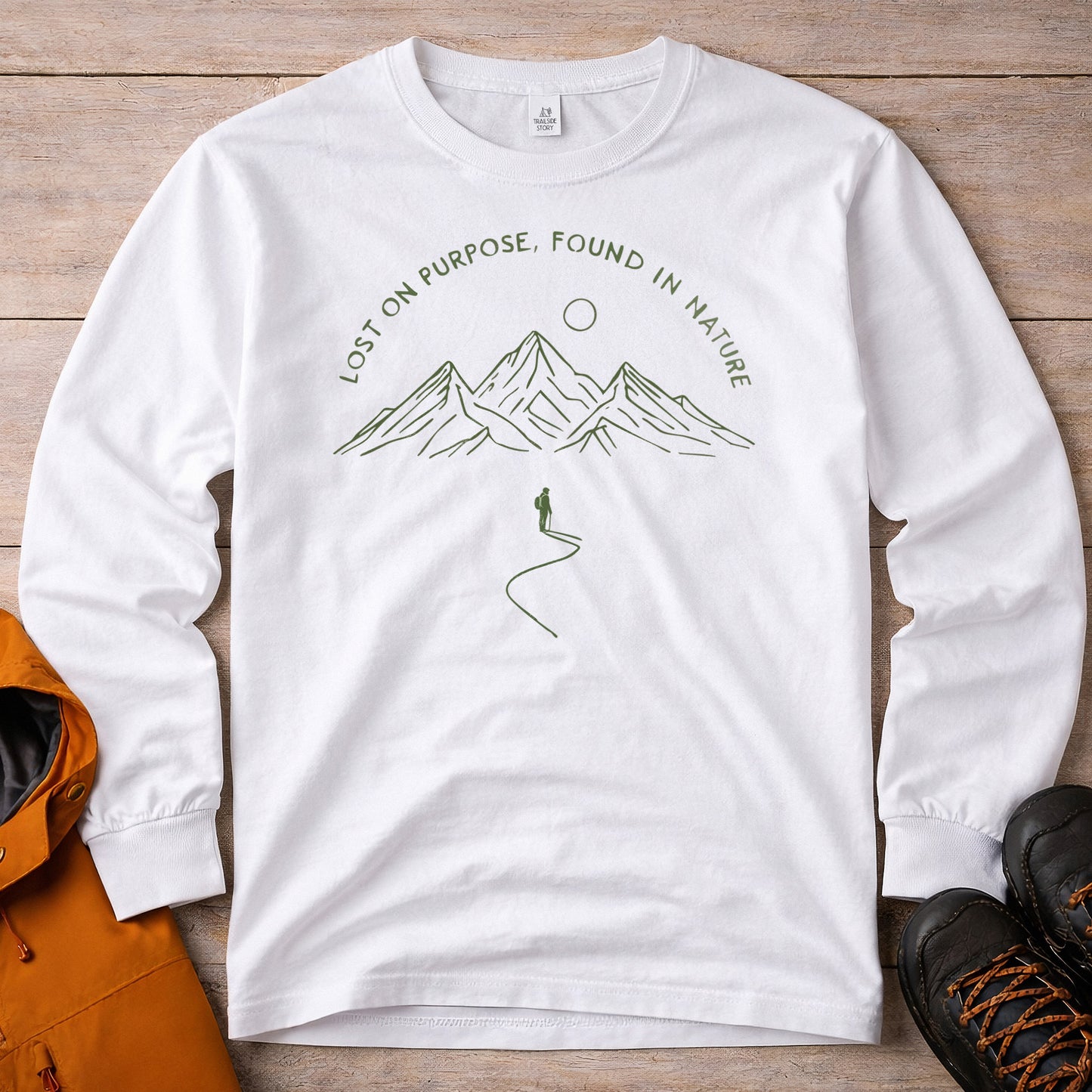 Lost on Purpose Long Sleeve Shirt - Mountain Hiking Tee