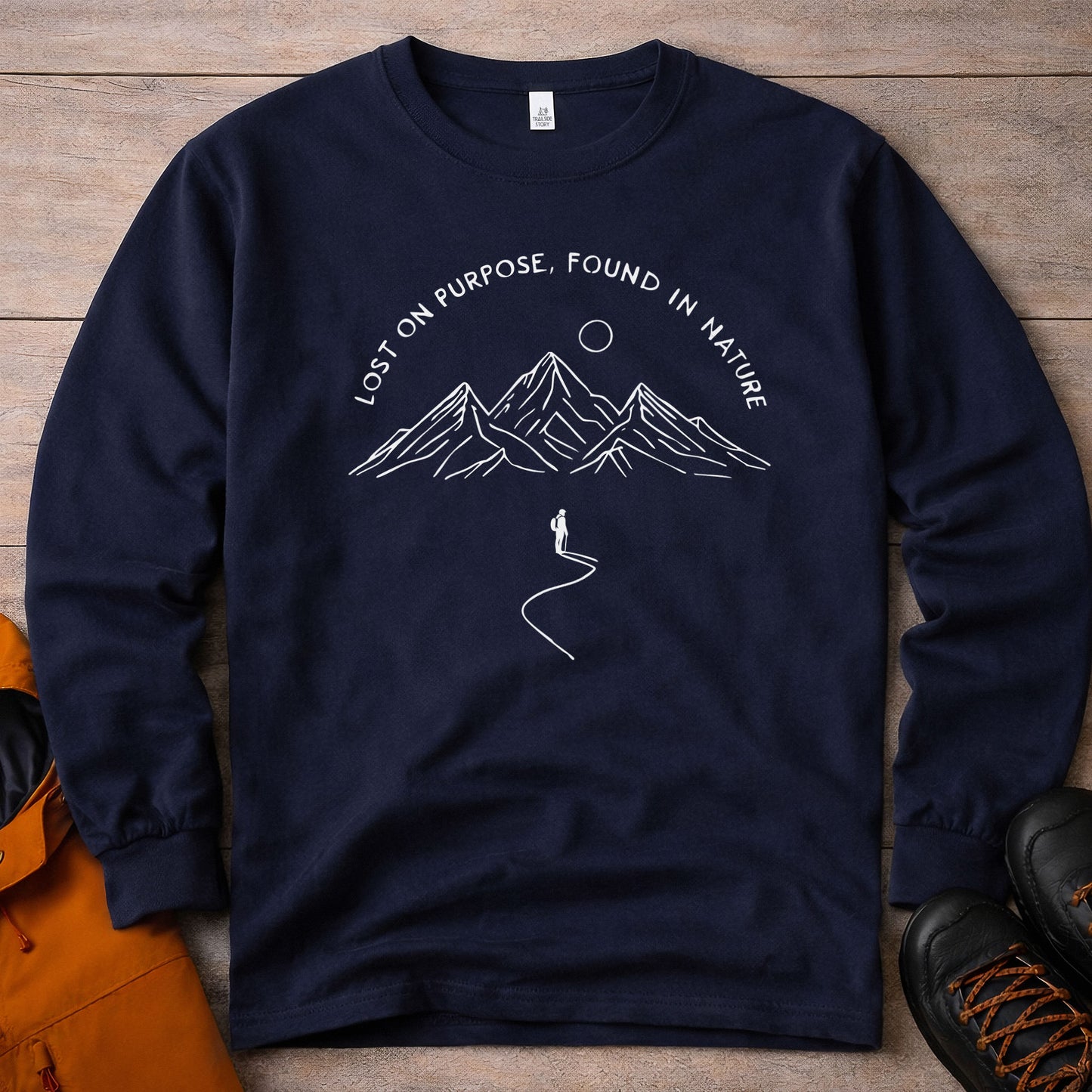 Lost on Purpose Long Sleeve Shirt - Mountain Hiking Tee
