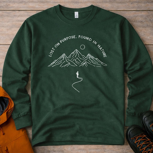 Lost on Purpose Long Sleeve Shirt - Mountain Hiking Tee