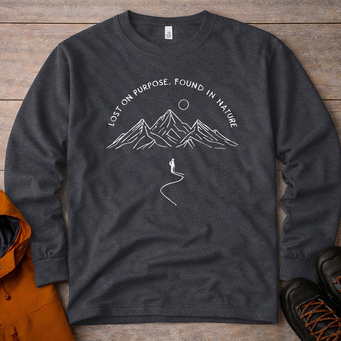 Lost on Purpose Long Sleeve Shirt - Mountain Hiking Tee