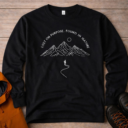 Lost on Purpose Long Sleeve Shirt - Mountain Hiking Tee