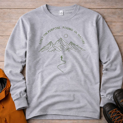 Lost on Purpose Long Sleeve Shirt - Mountain Hiking Tee