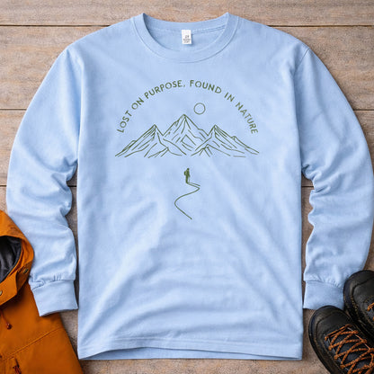 Lost on Purpose Long Sleeve Shirt - Mountain Hiking Tee