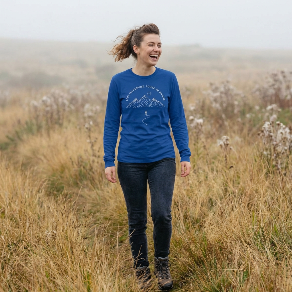 Lost on Purpose Long Sleeve Shirt - Mountain Hiking Tee