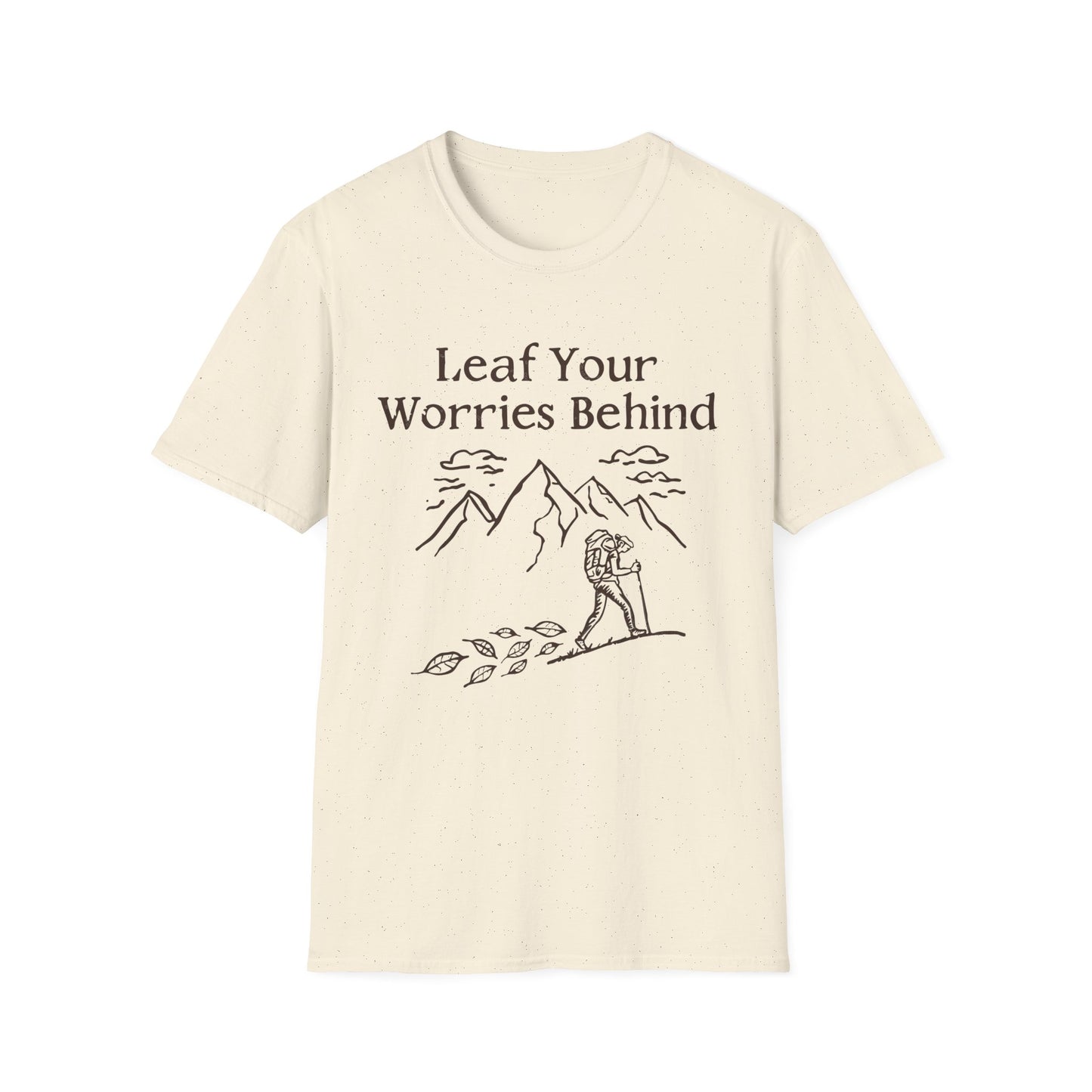 'Leaf your worries behind' Camping T-Shirt