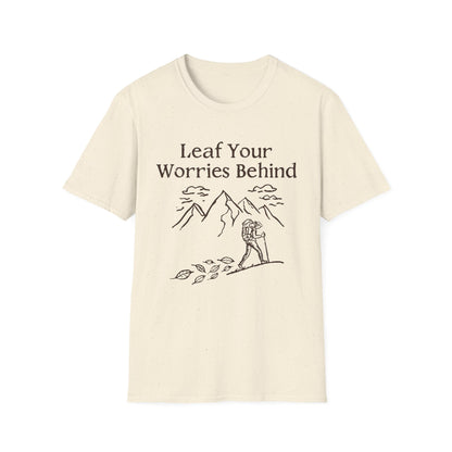 'Leaf your worries behind' Camping T-Shirt