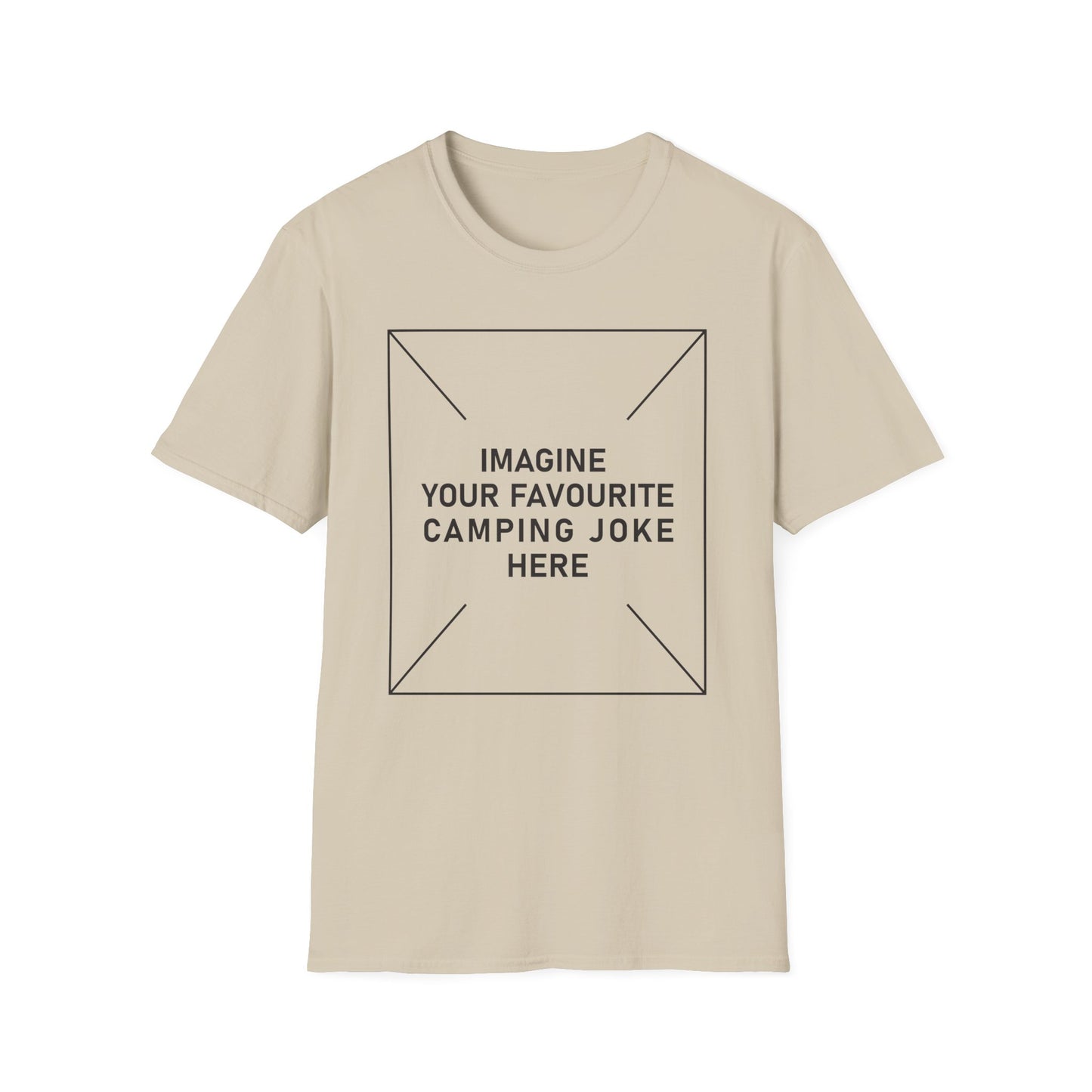 'Imagine Your Favourite Camping Joke Here' T-Shirt
