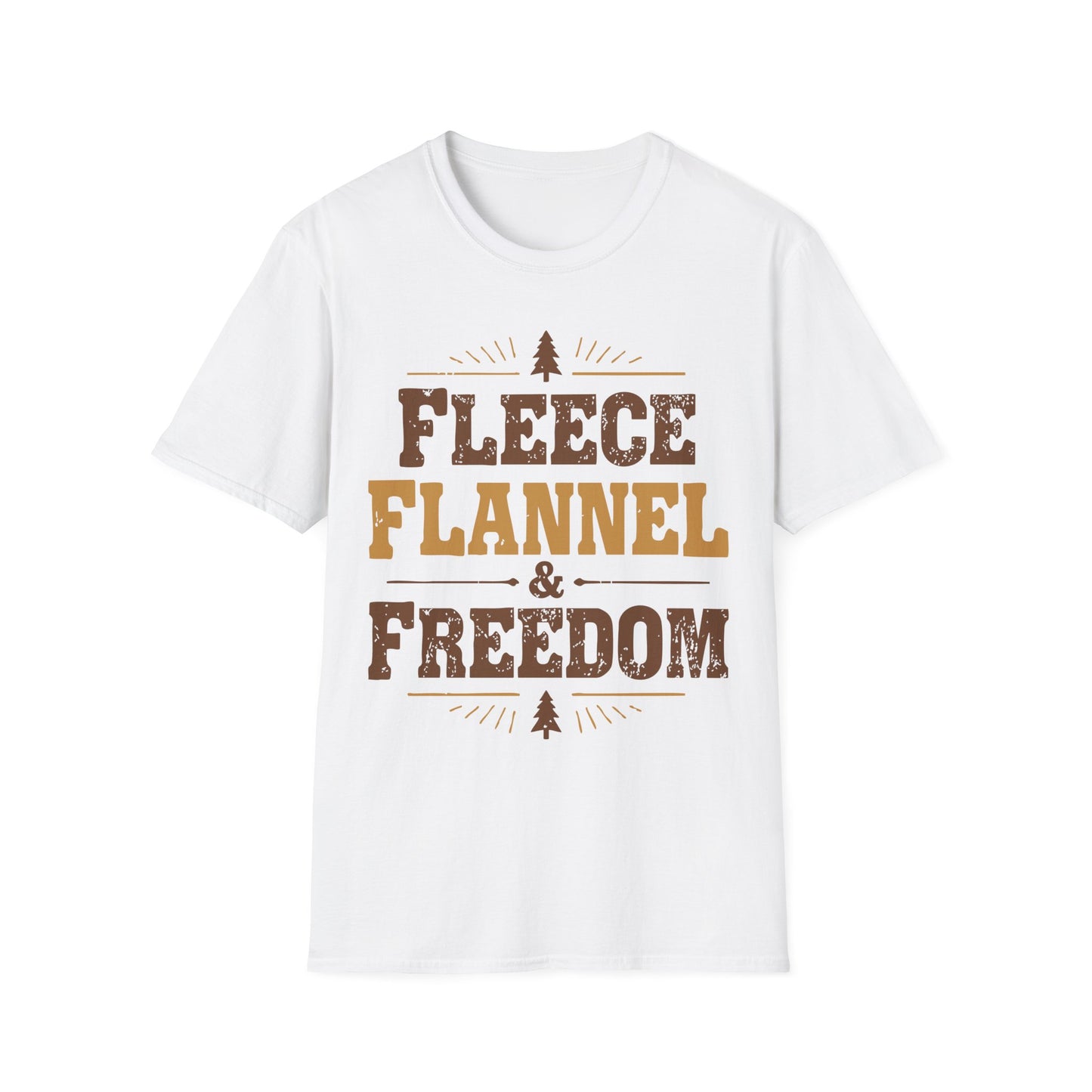 'Fleece Flannel and Freedom' T-Shirt