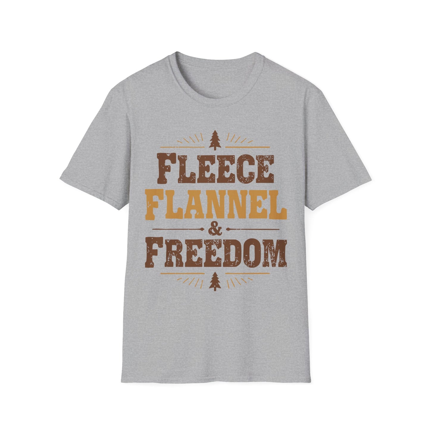 'Fleece Flannel and Freedom' T-Shirt
