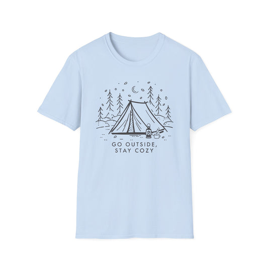'Go Outside, Stay Cozy' T-Shirt