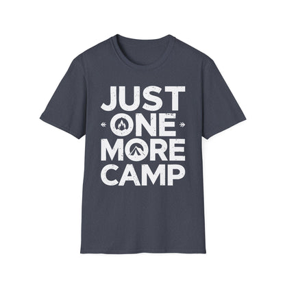 Just One More Camp T-Shirt – Camping & Outdoor Graphic Tee