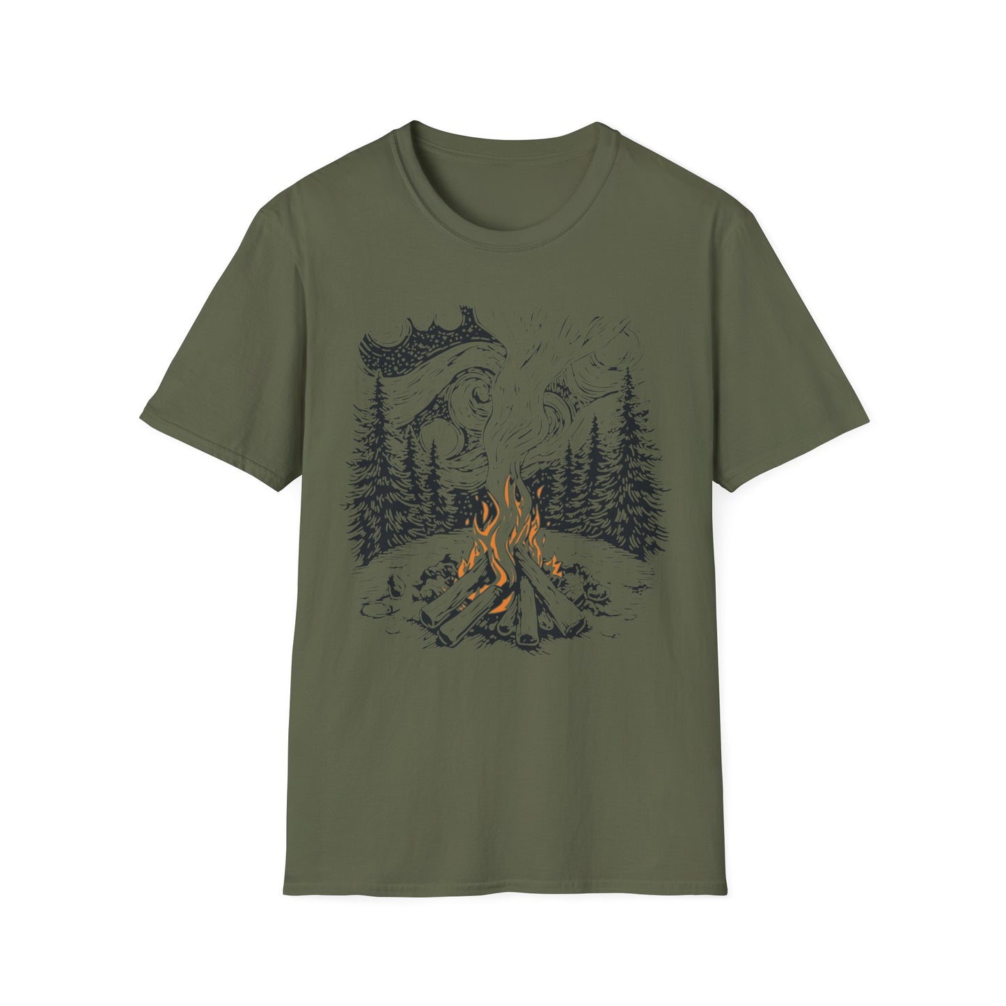 Starry Campfire Night T-Shirt