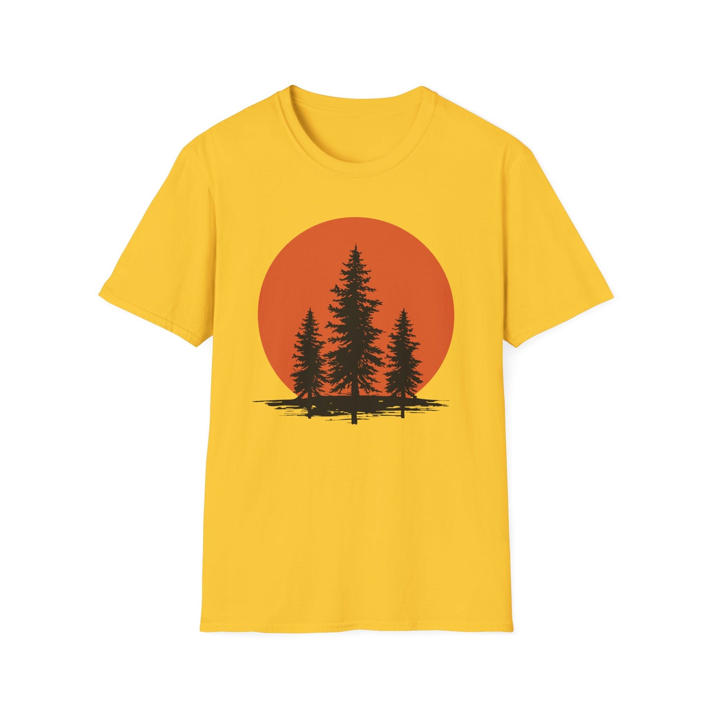 Pine Trees Sunset T-Shirt