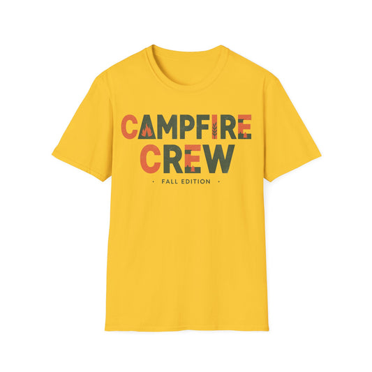 'Campfire Crew - Fall Edition' Camping T-Shirt