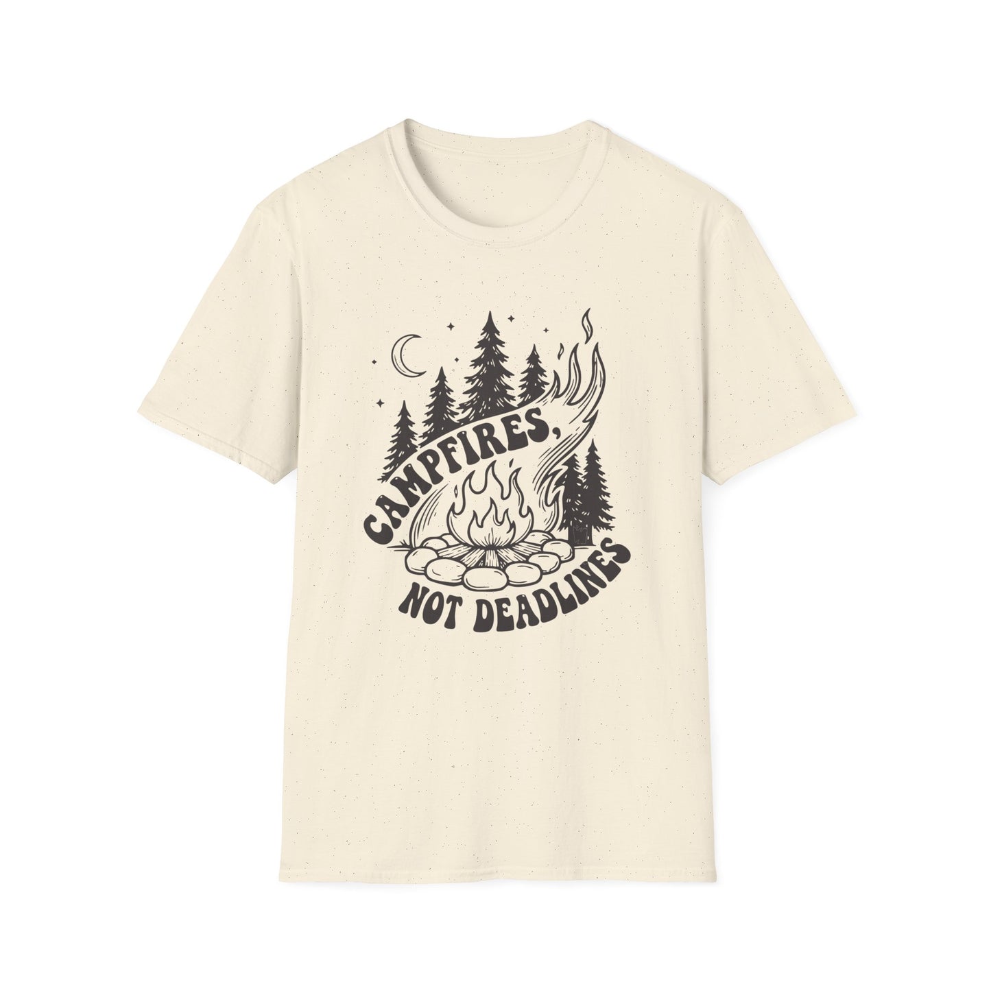 'Campfires, Not Deadlines' T-Shirt