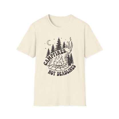 'Campfires, Not Deadlines' T-Shirt