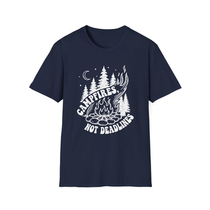 'Campfires, Not Deadlines' T-Shirt