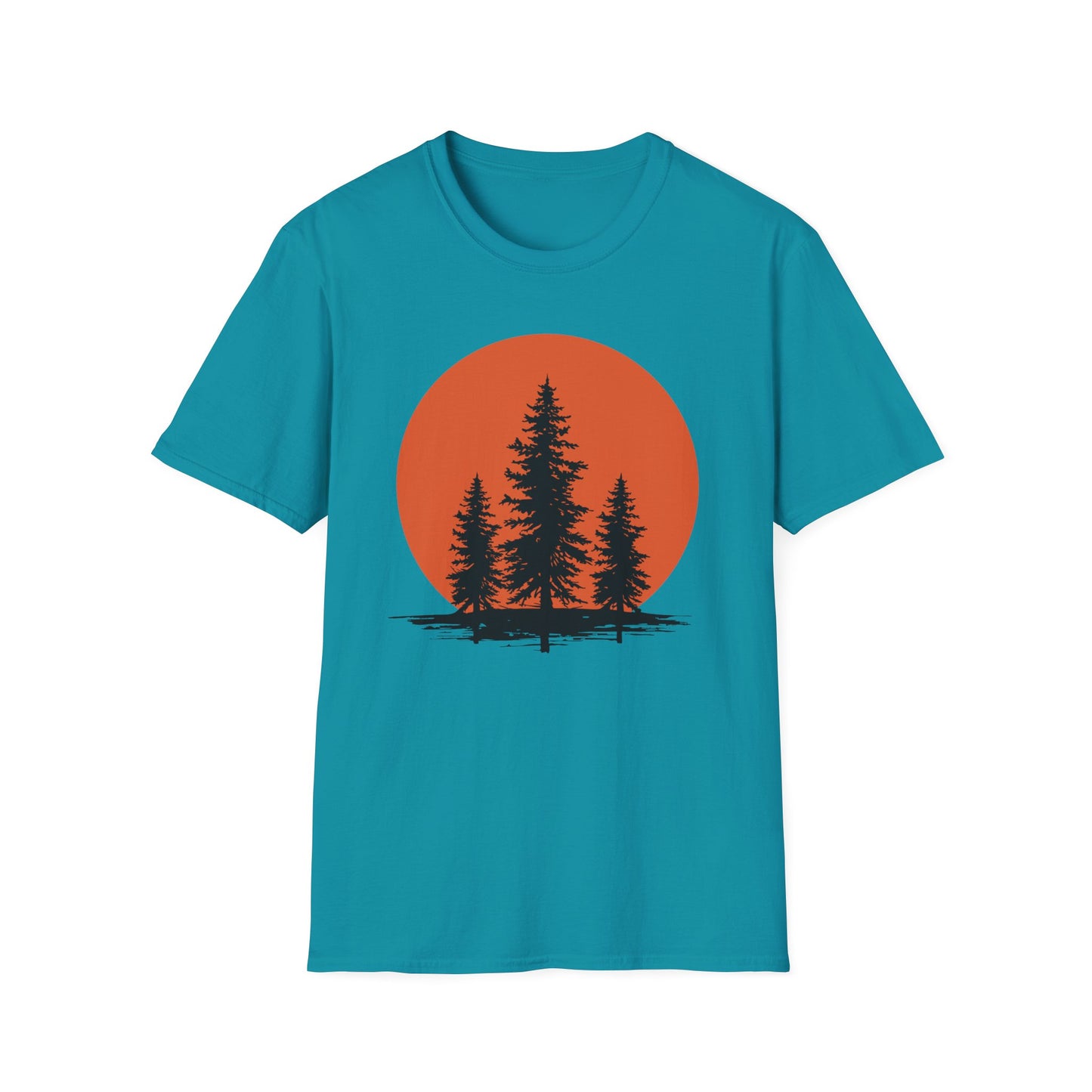 Pine Trees Sunset T-Shirt