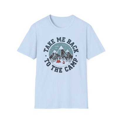 'Take me back to the camp' Camping T-Shirt