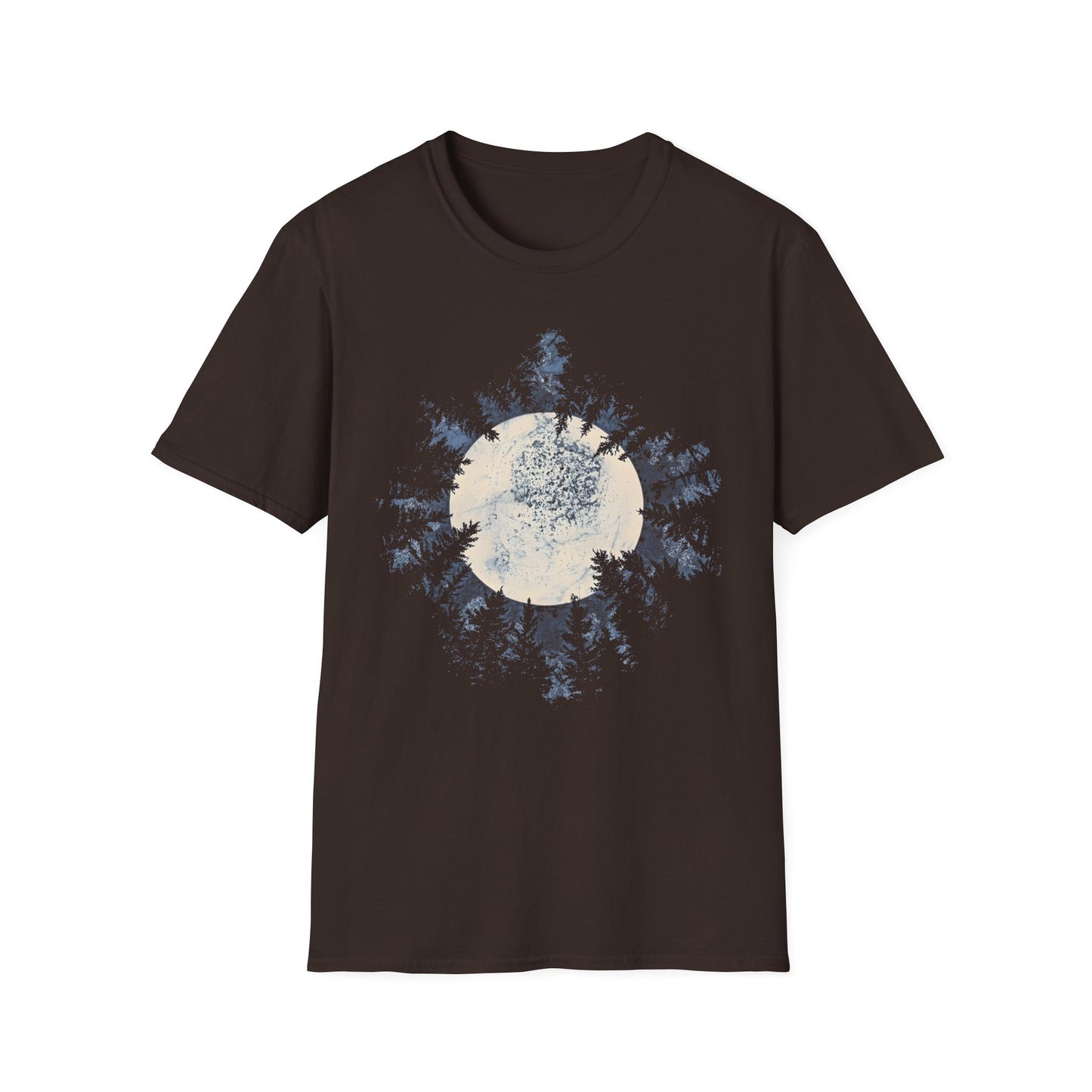 Moon in the Forest Camping T-Shirt