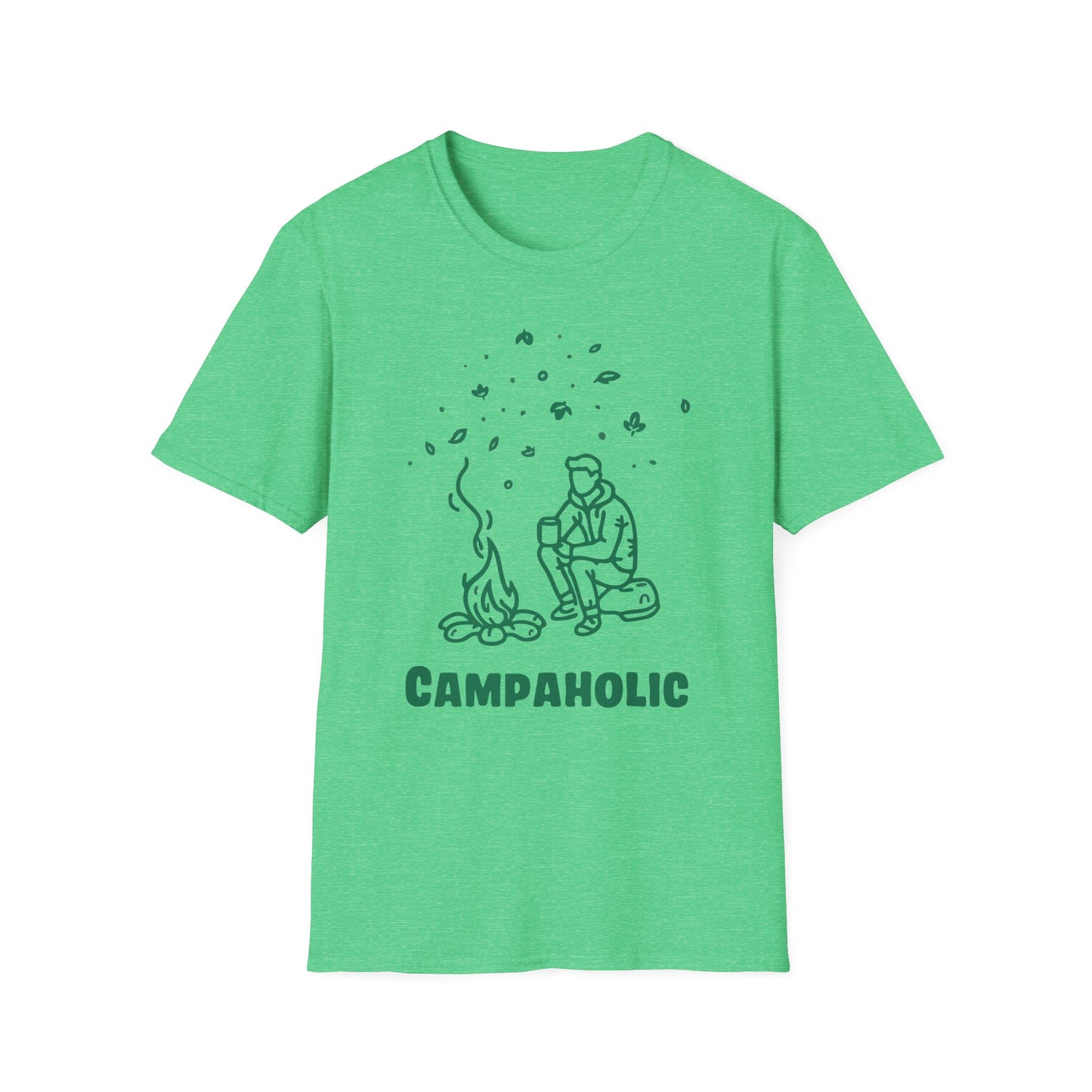 Campaholic – Funny Camping & Coffee Lover T-Shirt