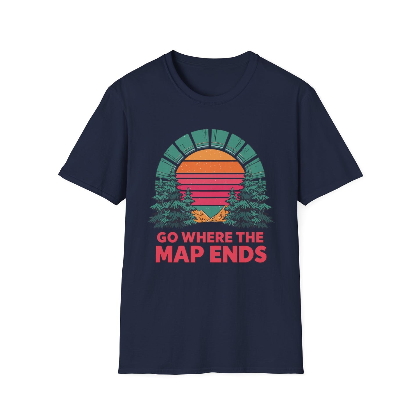 'Go Where the Map Ends' T-Shirt