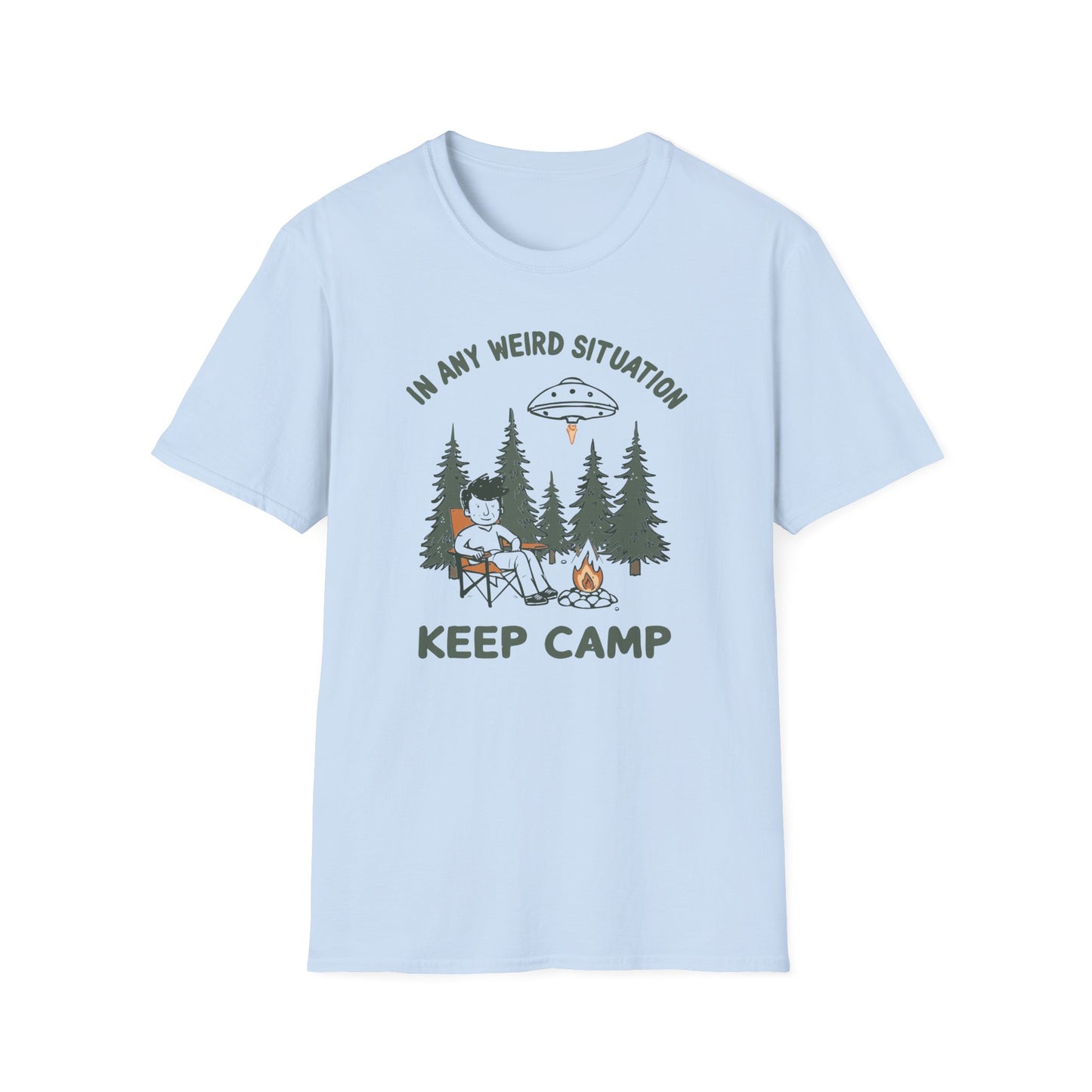 'In Any Weird Situation Keep Camp' T-Shirt
