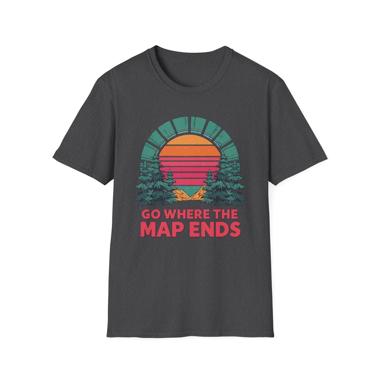'Go Where the Map Ends' T-Shirt