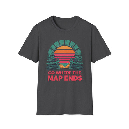 'Go Where the Map Ends' T-Shirt